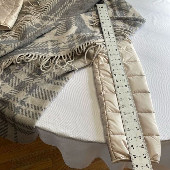 NWT Marc Cain Grey Fringe Coat Jacket Size N5 US Size 12 New - Picture 12 of 14